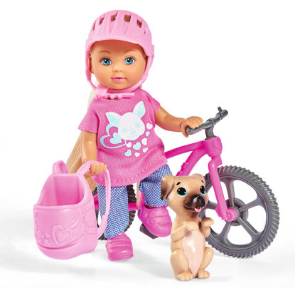 Obrázek Panenka Evička s bicyklem