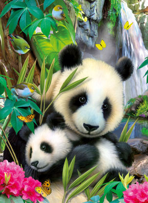 Obrázek Puzzle Panda 300 XXL dílků