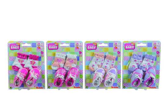 Obrázek z New Born Baby Ponožky a botičky pro panenky, vel.38-43 