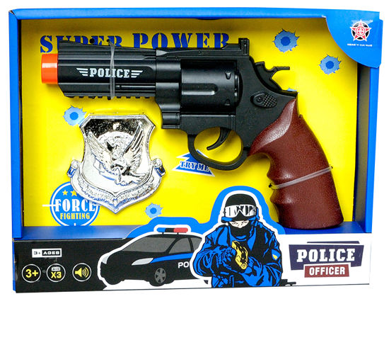 Obrázek z Policejní dětská pistole s odznakem 
