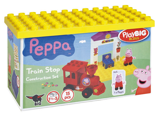 Obrázek z PlayBig BLOXX Peppa Pig železniční zastávka 