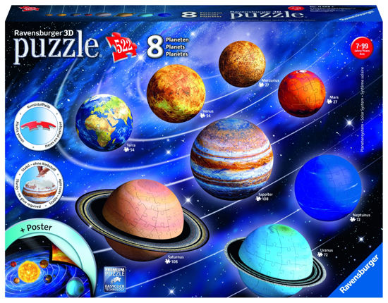 Obrázek z Planetární soustava 3D puzzle 