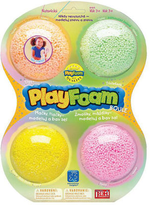 Obrázek PlayFoam Boule 4pack-Třpytivé