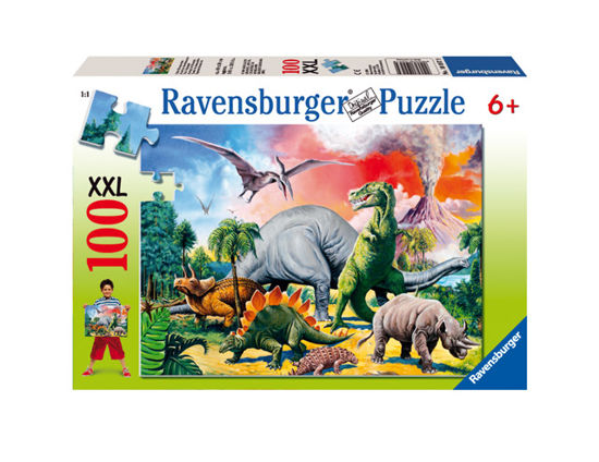 Obrázek z Puzzle Mezi dinosaury 100 XXL 