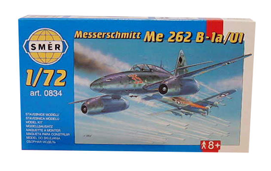 Obrázek z Stavebnice Messerschmitt Me 262 B-1a/U1 1:72 