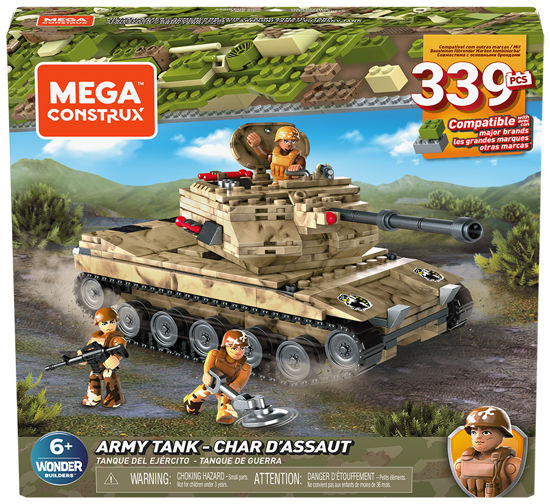 Obrázek z MEGA Construx  vojenský tank 