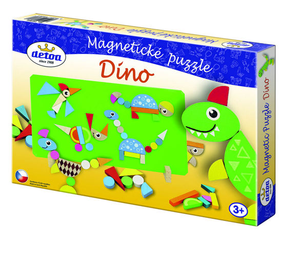 Obrázek z Magnetické puzzle Dino 