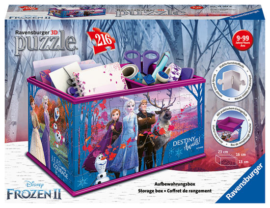 Obrázek z Úložná krabice Frozen 3D puzzle, 216 dílků 