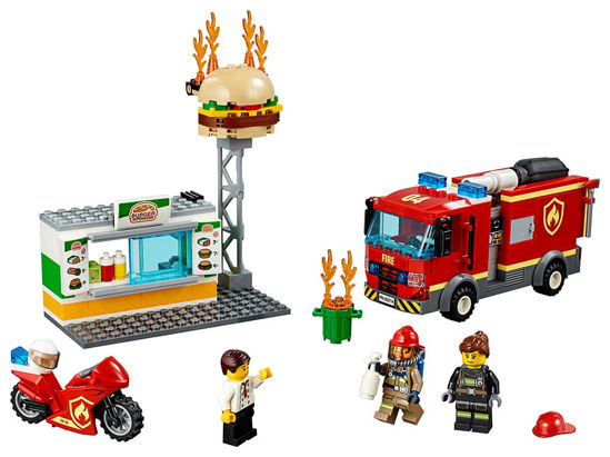 Obrázek z LEGO City 60214 Záchrana burgrárny 