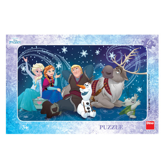 Obrázek z Puzzle Frozen: Sněhové Vločky 15D 