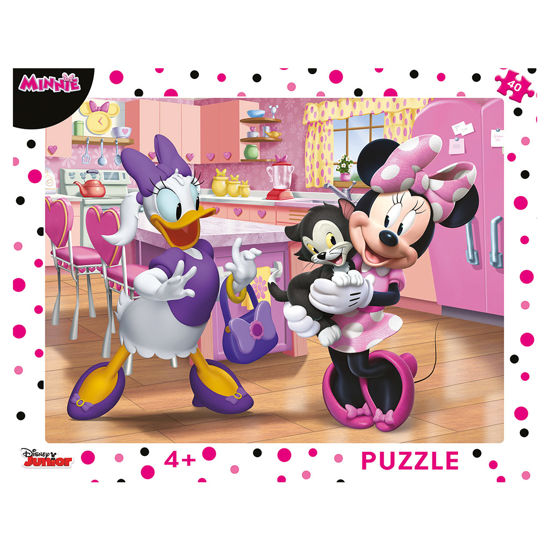 Obrázek z Puzzle  Růžová Minnie 40D deskové 