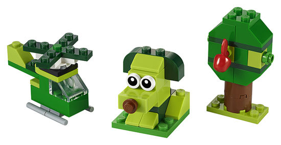 Obrázek z LEGO Classic 11007 Zelené kreativní kostičky 