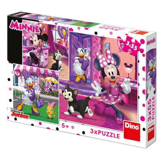 Obrázek z Puzzle Den s Minnie 3x55dílků 