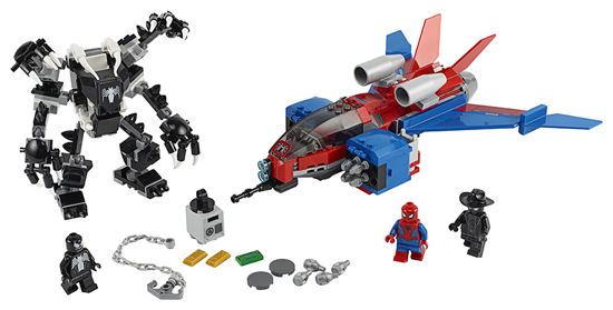 Obrázek z LEGO Super Heroes 76150 Spiderjet vs. Venomův robot 