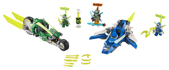 Obrázek z LEGO Ninjago 71709 Rychlá jízda s Jayem a Lloydem 
