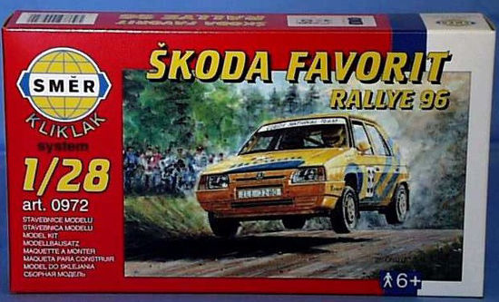 Obrázek z Stavebnice Škoda Favorit Rallye 96  1:28 