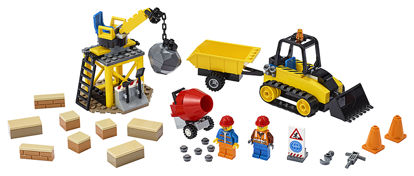 Obrázek LEGO City 60252 Buldozer na staveništi