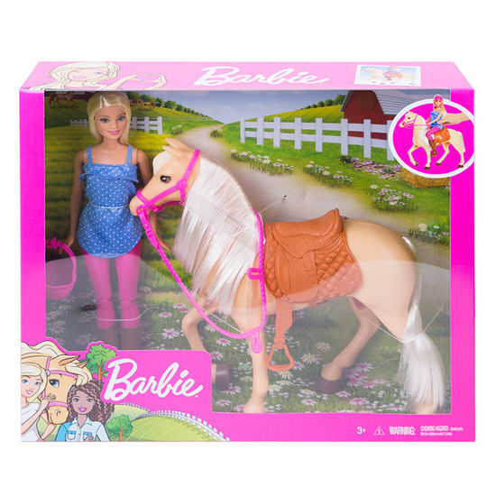 Obrázek z Barbie PANENKA s koněm 