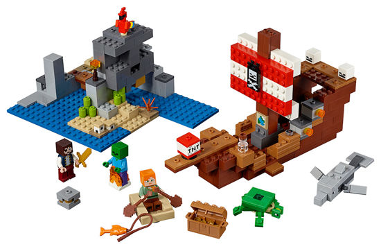 Obrázek z LEGO Minecraft 21152 Dobrodružství pirátské lodi 