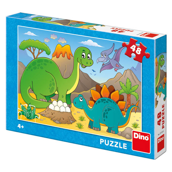 Obrázek z Puzzle Dinosauři 48D 