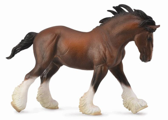 Obrázek z Clydesdalský kůň - hnědý 