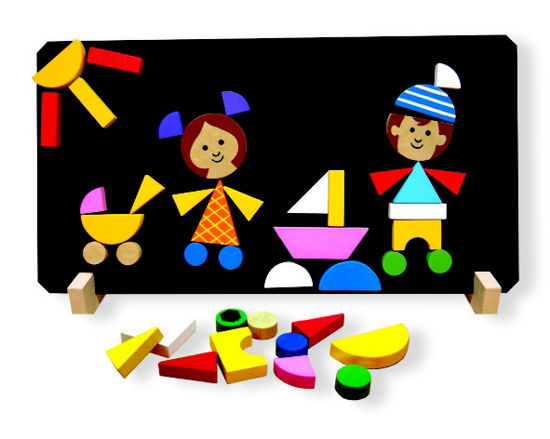 Obrázek z Děti magnetické puzzle 