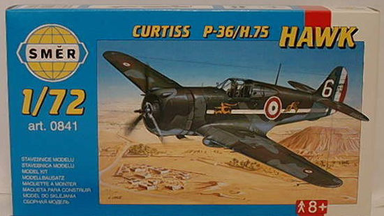 Obrázek z Stavebnice Curtiss P-36/H.75 Hawk  1:72 