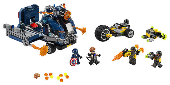 Obrázek z LEGO Super Heroes 76143 Avengers: Boj o náklaďák 