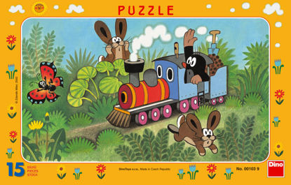 Obrázek Puzzle Krtek a lokomotiva 15D