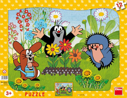 Obrázek Puzzle Krteček zahradník 12D