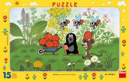 Obrázek Krtek na výletě puzzle 15D
