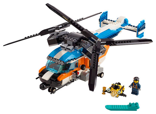 Obrázek z LEGO Creator 31096 Helikoptéra se dvěma rotory 