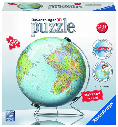 Obrázek Globus (anglický) puzzle 3D