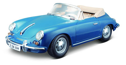 Obrázek Bburago 1:18 Porsche 356B Cabriolet 1961 Blue