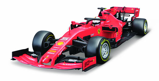 Obrázek z Bburago 1:18 Ferrari  Racing F1 2019 SF90 Sebastian Vettel 