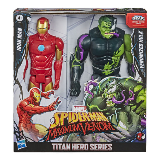 Obrázek z Spiderman Titan Hero Iron man a Venom Hulk 