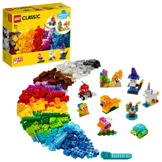 Obrázek z LEGO Classic 11013 Průhledné kreativní kostky 