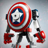 Obrázek z LEGO Super Heroes 76168 Captain America v obrněném robotu 