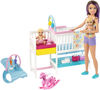 Obrázek z Barbie CHŮVA S POSTÝLKOU herní set 