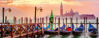 Obrázek z Gondoly v Benátkách puzzle 1000 dílků Panorama 