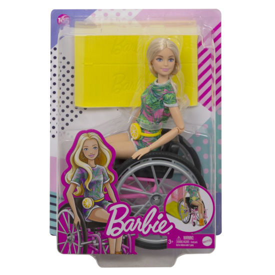 Obrázek z Barbie MODELKA na invalidním vozíku - blondýna 