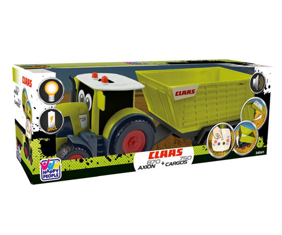 Obrázek z Traktor s přívěsem CLAAS KIDS AXION 870 + CARGOS 750 