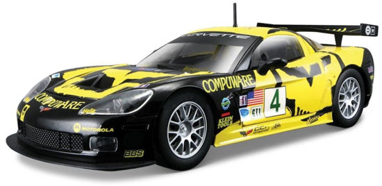 Obrázek z Bburago 1:24 Race Chevrolet Corvette C6R Yellow/Black 