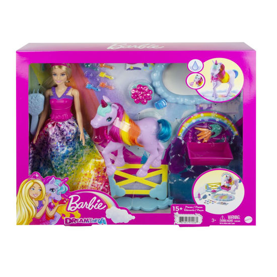 Obrázek z Barbie PRINCEZNA A DUHOVÝ JEDNOROŽEC herní set 