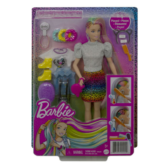 Obrázek z Barbie LEOPARDÍ PANENKA s dlouhými vlasy 
