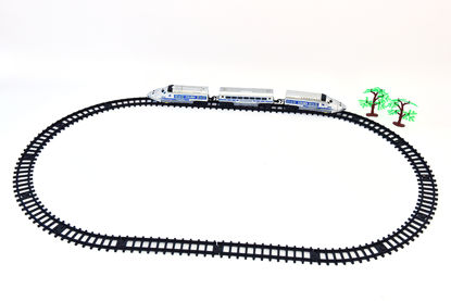 Obrázek Vlaková dráha, stříbrná, 111cm
