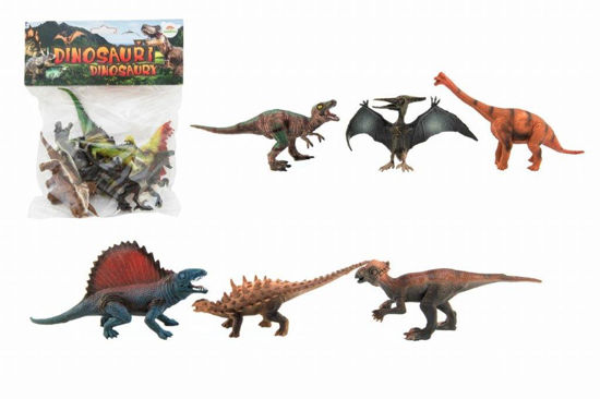Obrázek z Dinosaurus plast 14-19cm 6ks 